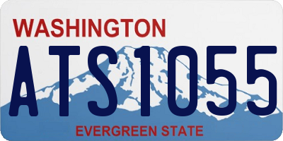 WA license plate ATS1055