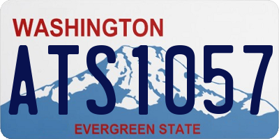 WA license plate ATS1057