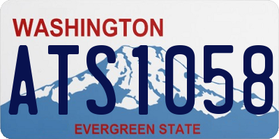 WA license plate ATS1058