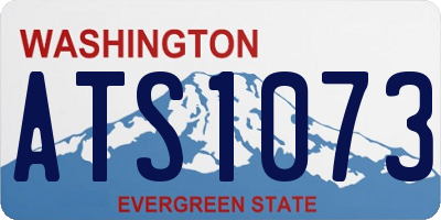 WA license plate ATS1073