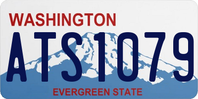 WA license plate ATS1079