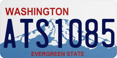 WA license plate ATS1085