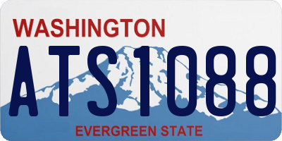 WA license plate ATS1088