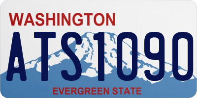 WA license plate ATS1090
