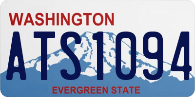 WA license plate ATS1094