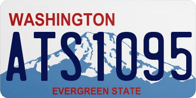 WA license plate ATS1095