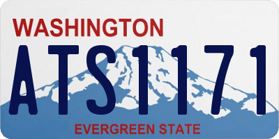WA license plate ATS1171