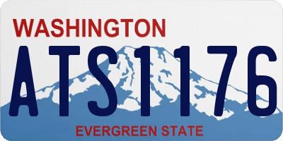 WA license plate ATS1176