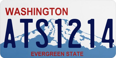 WA license plate ATS1214