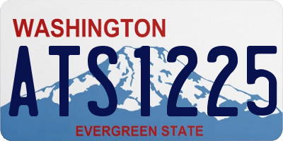 WA license plate ATS1225