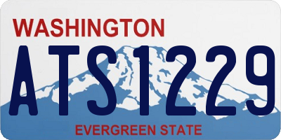 WA license plate ATS1229