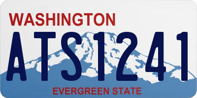 WA license plate ATS1241