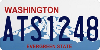 WA license plate ATS1248