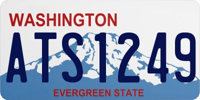 WA license plate ATS1249