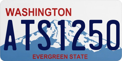 WA license plate ATS1250
