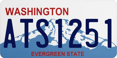 WA license plate ATS1251