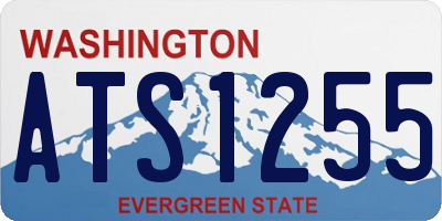 WA license plate ATS1255
