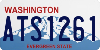 WA license plate ATS1261