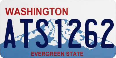 WA license plate ATS1262