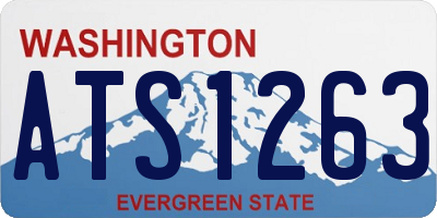 WA license plate ATS1263