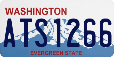 WA license plate ATS1266