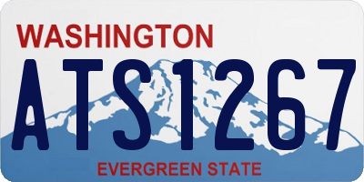 WA license plate ATS1267