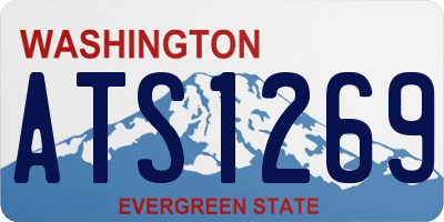 WA license plate ATS1269