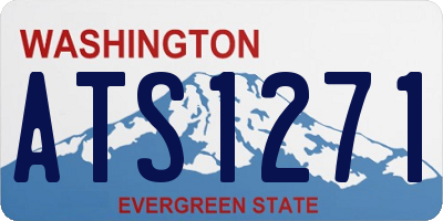 WA license plate ATS1271