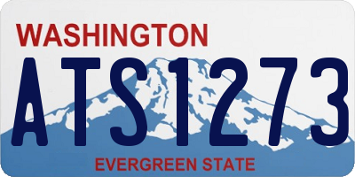 WA license plate ATS1273
