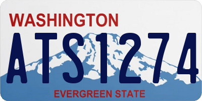 WA license plate ATS1274