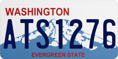 WA license plate ATS1276