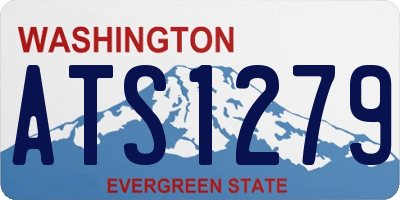 WA license plate ATS1279