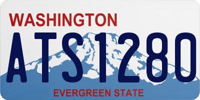 WA license plate ATS1280