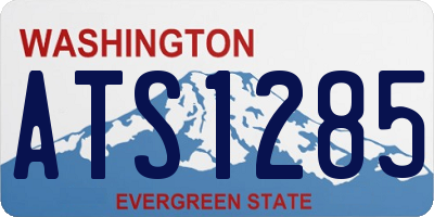 WA license plate ATS1285