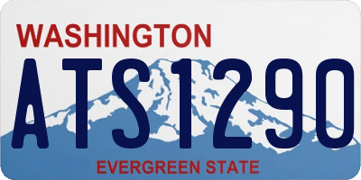 WA license plate ATS1290