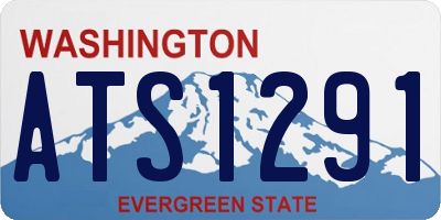 WA license plate ATS1291