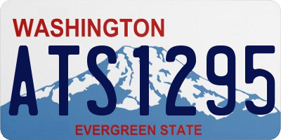 WA license plate ATS1295