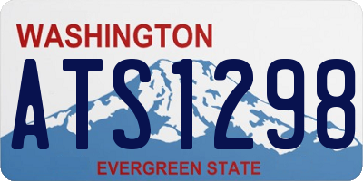 WA license plate ATS1298