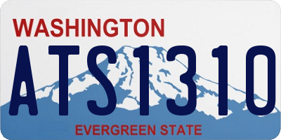 WA license plate ATS1310