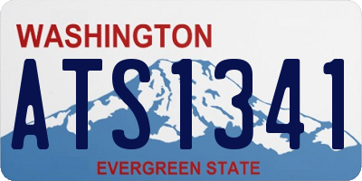WA license plate ATS1341