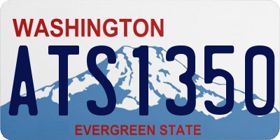 WA license plate ATS1350