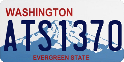 WA license plate ATS1370