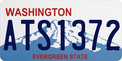 WA license plate ATS1372
