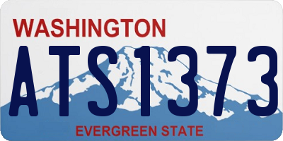 WA license plate ATS1373
