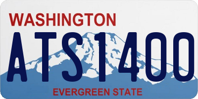 WA license plate ATS1400