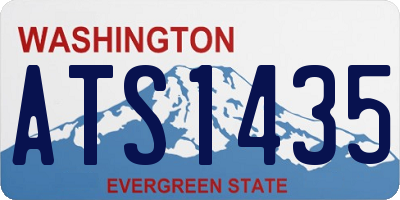 WA license plate ATS1435