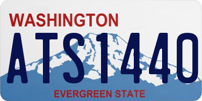WA license plate ATS1440