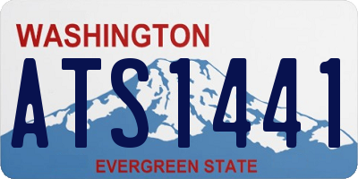 WA license plate ATS1441