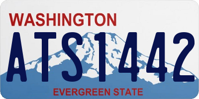 WA license plate ATS1442
