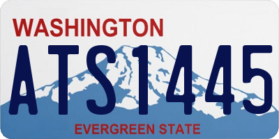 WA license plate ATS1445